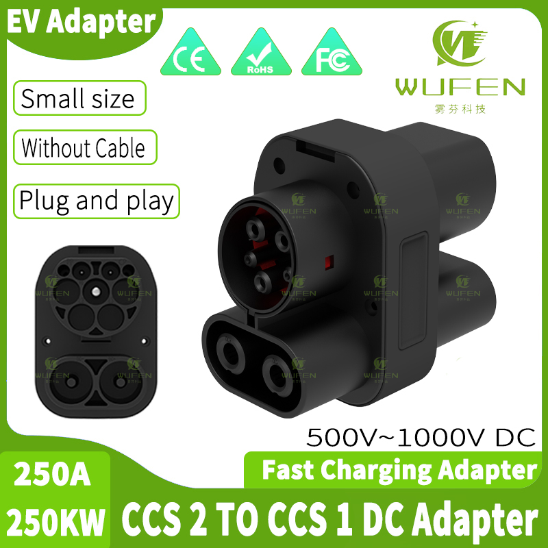 WUFEN AC 및 DC CCS2 to CCS1 DC  - Ccs2 To Ccs1 Fast Charge Adapter 250Kw 리뷰 및 가격